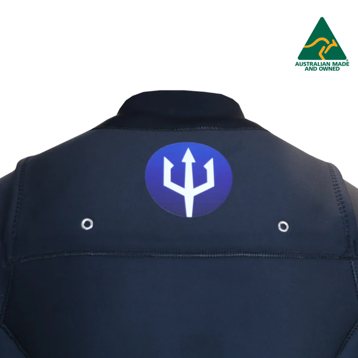 ATLAS 3MM STEAMER CHEST ZIP MENS