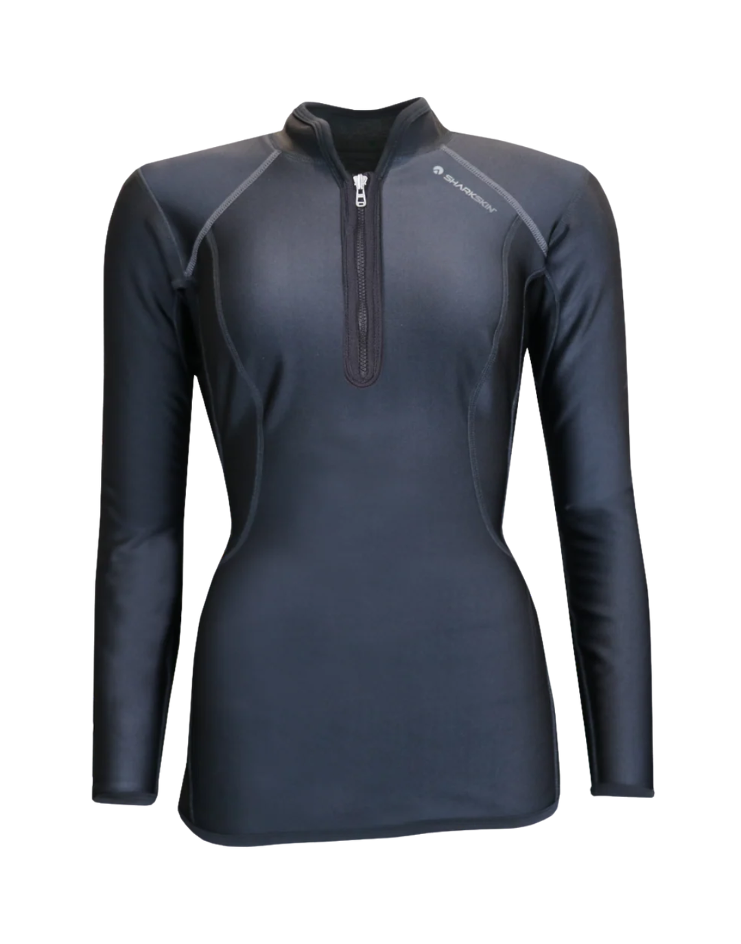 CHILLPROOF LONG SLEEVE CHEST ZIP TOP - WOMENS