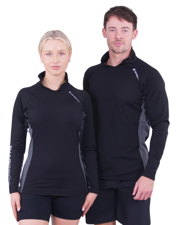 RAPID DRY RASHIE - LONG SLEEVE WITH COLLAR - UNISEX