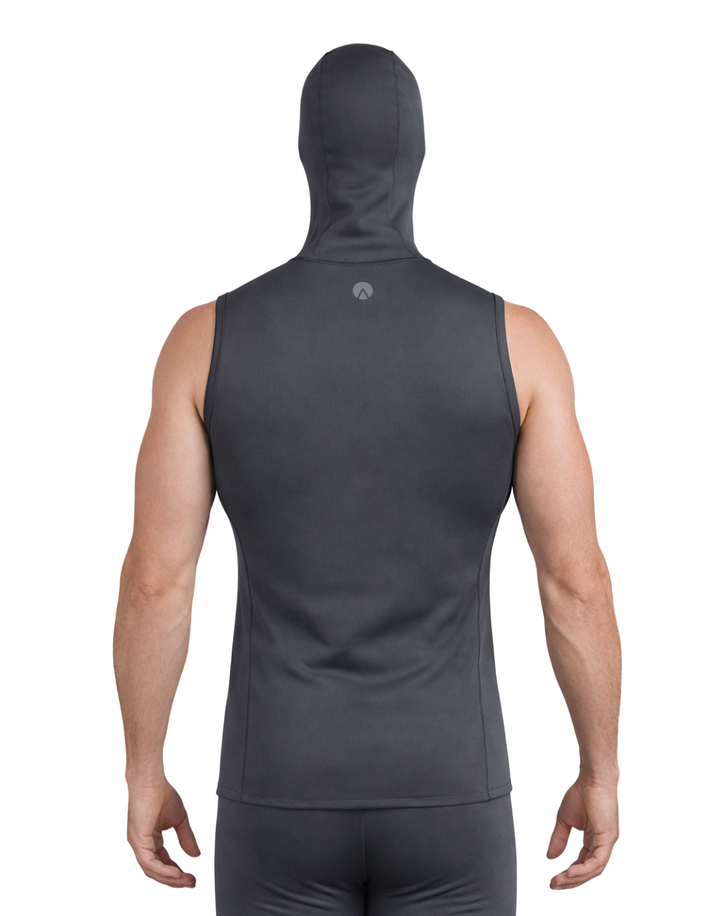 T2 CHILLPROOF FULL ZIP VEST WITH HOOD - MENS