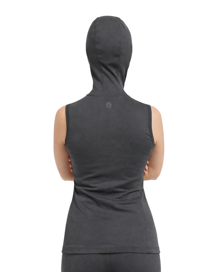 T2 CHILLPROOF FULL ZIP VEST WITH HOOD - WOMENS