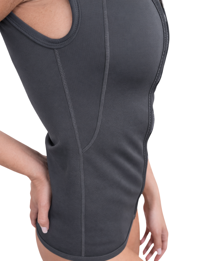 T2 CHILLPROOF FULL ZIP VEST WITH HOOD - WOMENS