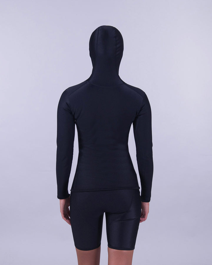 CHILLPROOF LONG SLEEVE HOODED TOP - WOMENS NEW (SECONDS)