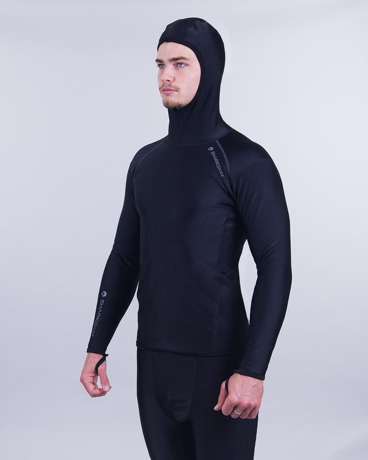 CHILLPROOF LONG SLEEVE HOODED TOP - MENS NEW (SECONDS)