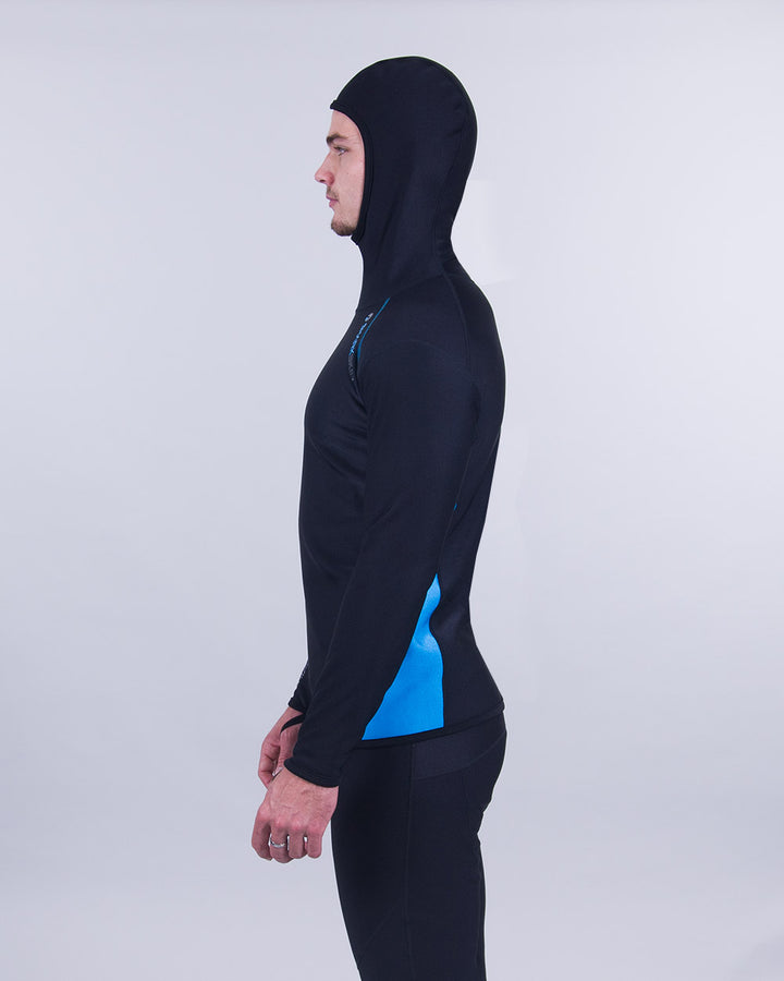 CHILLPROOF LONG SLEEVE HOODED TOP - MENS NEW (SECONDS)