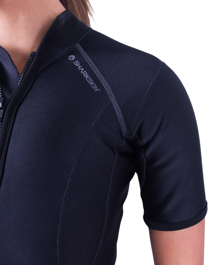 CHILLPROOF SHORT SLEEVE CHEST ZIP - WOMENS