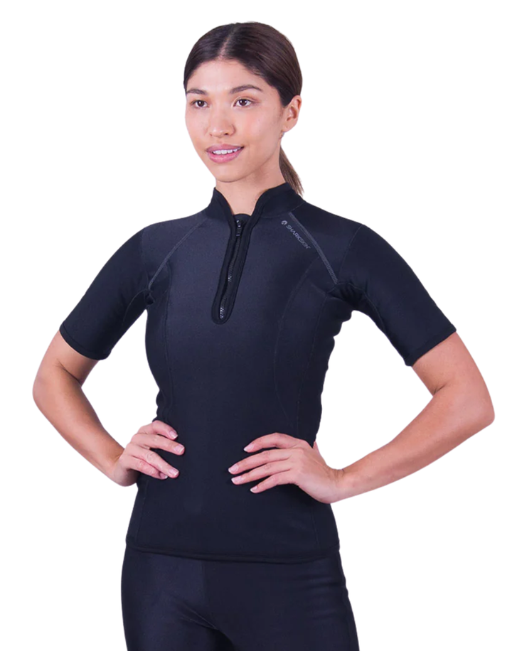 CHILLPROOF SHORT SLEEVE CHEST ZIP - WOMENS