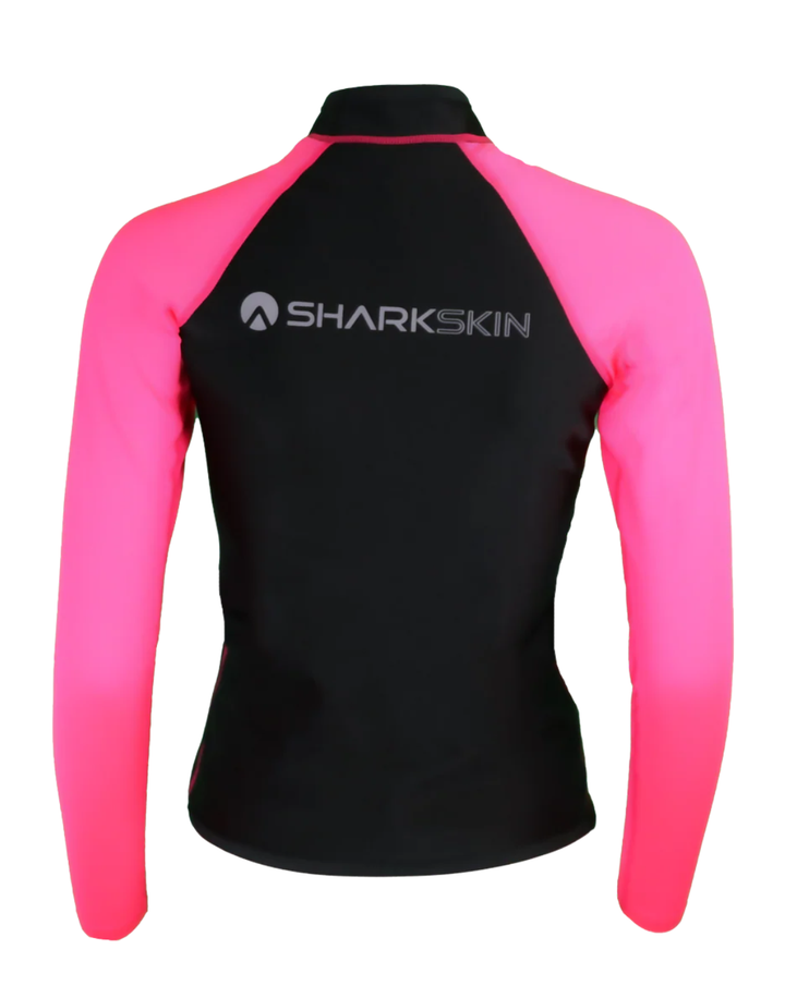 PERFORMANCE LONG SLEEVE CHEST ZIP TOP - WOMENS NEW